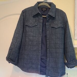 Women's Quilted Jacket - Dark Blue